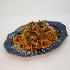 和牛挽肉のボロネーゼパスタ