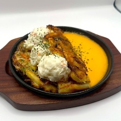 チーズポテトチヂミ