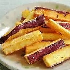 さつまいも塩バター揚げ