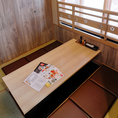 ゆったり座れる掘りごたつ！