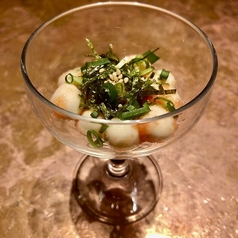 モッツァレラの明太子和え