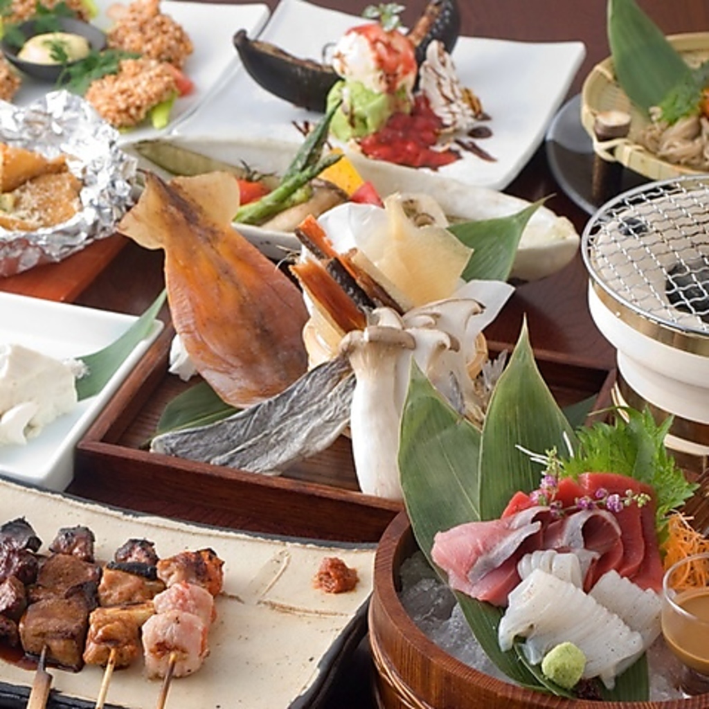 【岐阜駅徒歩1分】海鮮と焼き鳥を楽しむ大人の隠れ家個室居酒屋