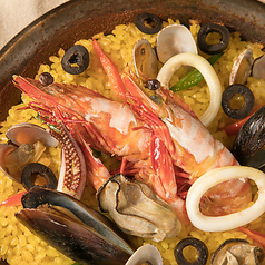 魚介のパエリア