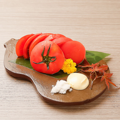 山芋ナムル/トマトスライス自家製厚揚げ