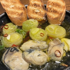 牡蠣のアヒージョ
