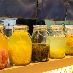 じっくり漬け込んだ、自家製サワーが人気