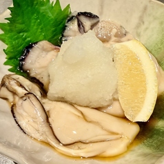 生牡蠣おろしポン酢~大分かぼす使用~