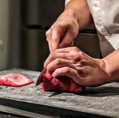 こだわりの黒毛和牛を使用