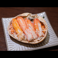 ズワイガニの甲羅詰め(要予約)