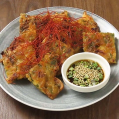 春菊のキムチーズちぢみ