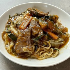 焼肉スタミナラーメン　栗原製麺使用」