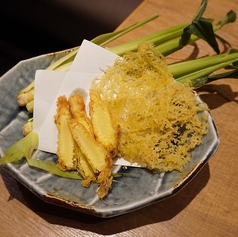 ヤングコーンの天ぷら