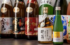 日本酒・焼酎の種類も豊富！