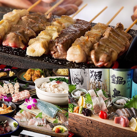 鮮魚、もつ鍋、焼き鳥、日本酒など、福岡名物を存分に愉しめる本格海鮮居酒屋