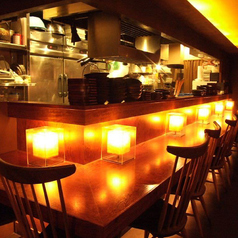 おしゃれなカウンター席♪