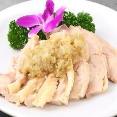 鶏肉のネギ油がけ