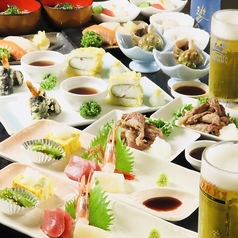 生ビール込飲み放題付き宴会コース4000円～多数ご用意！