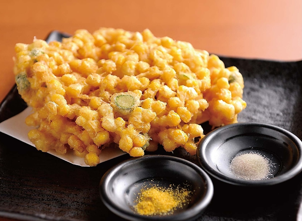 お子様にも大好評！！とうもろこしかき揚げ♪