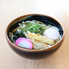 ごぼう天玉子うどん（ドリンクバー付き）