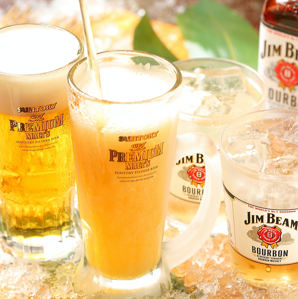 いつでもOK！スーパードライ生付120分飲放1580円！！