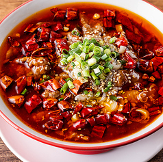 四川風牛肉唐辛子煮込み