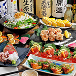 厳選鮮魚と全国から揃えた60種の日本酒、ときどきお肉料理も楽しめるお店です！