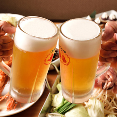 【1Lの男前ジョッキ】特大ドリンクで乾杯!