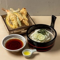 料理メニュー写真&nbsp;天ぷら5点盛りすだちざるうどん(冷)