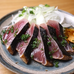 鰹の塩たたき　薬味盛り