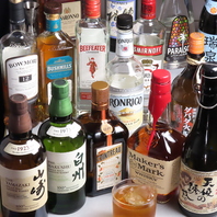 日本酒だけではない！ウイスキーやカクテルも種類豊富♪