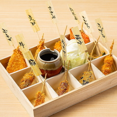 串カツ盛り合わせ(5本)