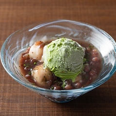 白玉クリームぜんざい