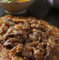 「だしお好み焼き」だし豚かり焼/だしすじこん焼（牛すじ・こんにゃく）