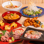 飲み放題付きのコースで、あい庵の看板メニューから色々楽しめます！
