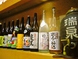 和食と相性の良い、焼酎、日本酒をそろえています