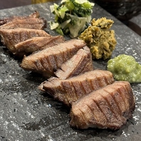 肉厚でジューシーさが自慢の牛タン料理◎