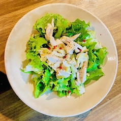 蒸し鶏とセロリのサラダ