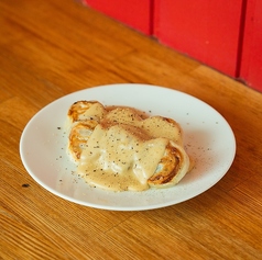 ポルチーズがけ餃子