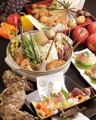 花串庵バルのコース写真