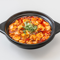旨辛麻婆豆腐。大好評の大人気！辛さは無料で選べます。