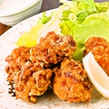 料理メニュー写真 若鶏のから揚げ (3個)
