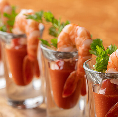 シュリンプカクテル 柚子風味のチリソース