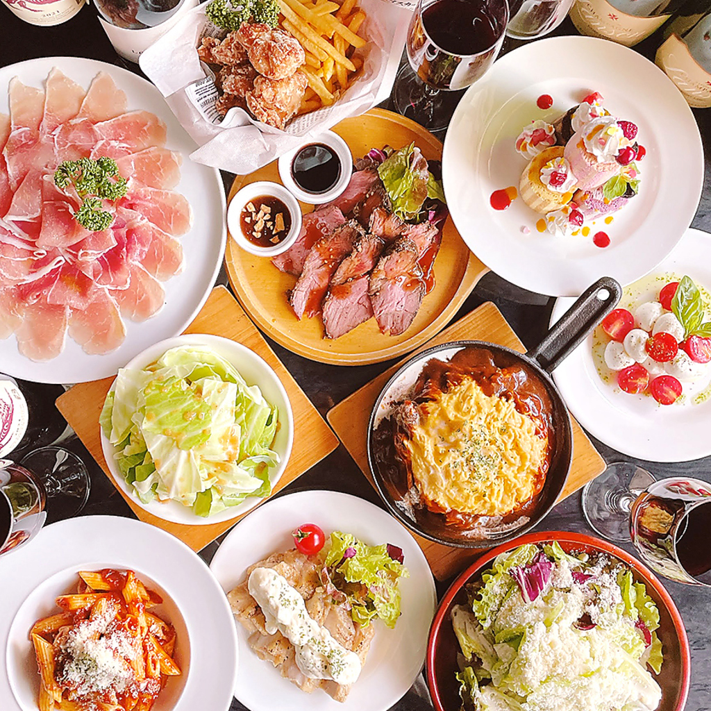 各種パーティーにぴったりの飲み放題付コースを各種ご用意！お好みやご予算に合わせてどうぞ♪