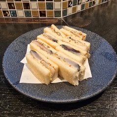 しめ鯖のおつまみサンドイッチ