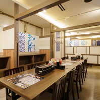 少人数・大人数もOK！