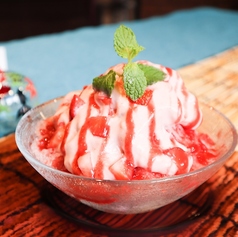 かき氷始めました 750円 ランチを注文された方は550円