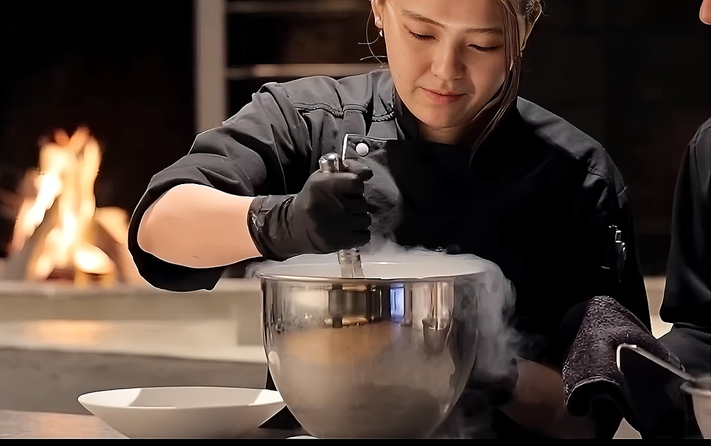 【液体窒素×フレンチ】液体窒素を使った斬新な調理法をお楽しみいただけます