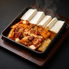 鉄板豆腐キムチ