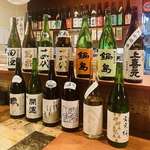 稀少酒から季節の厳選地酒も！