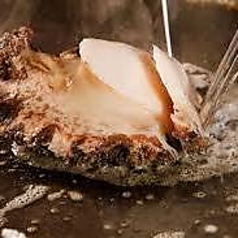 【海鮮】活アワビバター焼き